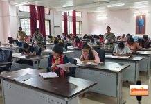 प्रचंड पावसातही 99 टक्के उमेदवारांनी दिली पोलीस शिपाई पदासाठीची लेखी परिक्षा…