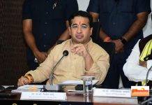कांग्रेस द्वारा धार्मिक स्थल पर राजनीतिकरण करने का विरोध करेंगे…नितेश राणे।