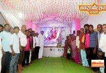 देवीमातेच्या चरणी अरविंद कात्रटवार यांचे साकडे… देवी माँ बळीराजाच्या घरी सुख, समृद्धी आणि भरभराटी नांदू दे…