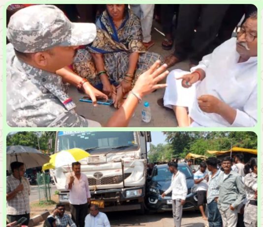 सुरजागड लोहखनिज वाहतुकीतील बेफिकीरी उघड! रस्त्याच्या कडेला उभ्या कारला मागून ट्रकची भीषण धडक; पोलिसांच्या भूमिकेवर प्रश्नचिन्ह, चामोर्शीत 2 तास चक्काजाम…