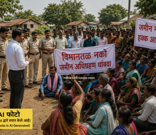 विमानतळ भू-अधिग्रहणाचा वाद चिघळला; आता जनगणनेलाही ग्रामस्थांचा ठाम विरोध…