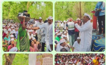 ५ हजार शेतकऱ्यांचा गडचिरोलीत एल्गार; जिल्हाधिकारी कार्यालयासमोर बेमुदत आंदोलन, मागण्या मान्य होईपर्यंत माघार नाही…