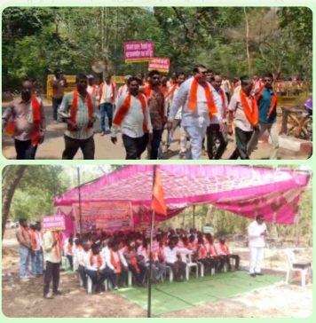 “PWD मधील कथित भ्रष्टाचाराविरोधात जनआक्रोश; कार्यकारी अभियंता सुरेश साखरवाडे यांच्या निलंबनासाठी जिल्हाधिकारी कार्यालयासमोर धरणे आंदोलन”