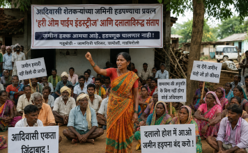 गडचिरोलीत आदिवासी शेतकऱ्यांच्या जमिनी हडपण्याचा कथित प्रयत्न; ‘हरी ओम पाईप इंडस्ट्रीज’ व दलालांविरोधात संतापाची लाट…