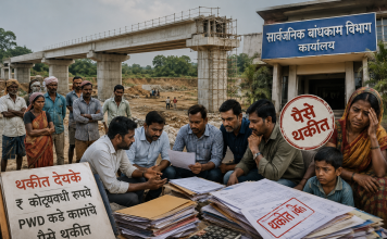 “सहा पुलांच्या बांधकामाचे कोट्यवधी रुपये थकीत; आर्थिक विवंचनेत भागीदाराचा मृत्यू, 250 कुटुंबांचे भविष्य टांगणीला”